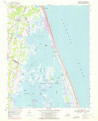 North Bay Virginia Historical topographic map, 1:24000 scale, 7.5 X 7.5 Minute, Year 1953