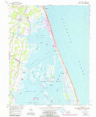 North Bay Virginia Historical topographic map, 1:24000 scale, 7.5 X 7.5 Minute, Year 1953