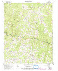 North View Virginia Historical topographic map, 1:24000 scale, 7.5 X 7.5 Minute, Year 1966