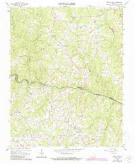 North View Virginia Historical topographic map, 1:24000 scale, 7.5 X 7.5 Minute, Year 1966