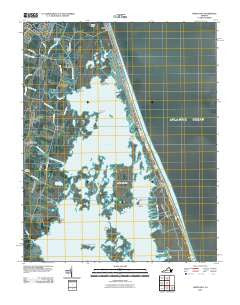 North Bay Virginia Historical topographic map, 1:24000 scale, 7.5 X 7.5 Minute, Year 2010
