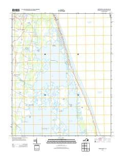 North Bay Virginia Historical topographic map, 1:24000 scale, 7.5 X 7.5 Minute, Year 2013