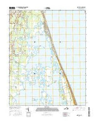 North Bay Virginia Current topographic map, 1:24000 scale, 7.5 X 7.5 Minute, Year 2016