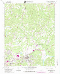 Northeast Eden North Carolina Historical topographic map, 1:24000 scale, 7.5 X 7.5 Minute, Year 1965