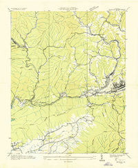 Norton Virginia Historical topographic map, 1:24000 scale, 7.5 X 7.5 Minute, Year 1935