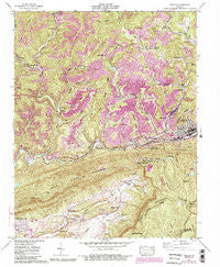 Norton Virginia Historical topographic map, 1:24000 scale, 7.5 X 7.5 Minute, Year 1957