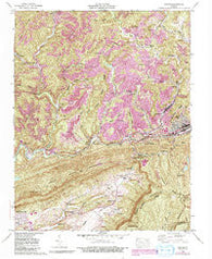 Norton Virginia Historical topographic map, 1:24000 scale, 7.5 X 7.5 Minute, Year 1957
