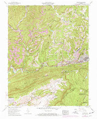 Norton Virginia Historical topographic map, 1:24000 scale, 7.5 X 7.5 Minute, Year 1957