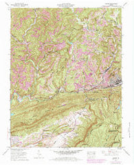 Norton Virginia Historical topographic map, 1:24000 scale, 7.5 X 7.5 Minute, Year 1957