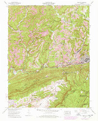 Norton Virginia Historical topographic map, 1:24000 scale, 7.5 X 7.5 Minute, Year 1957