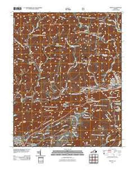 Norton Virginia Historical topographic map, 1:24000 scale, 7.5 X 7.5 Minute, Year 2011