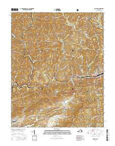 Norton Virginia Current topographic map, 1:24000 scale, 7.5 X 7.5 Minute, Year 2016