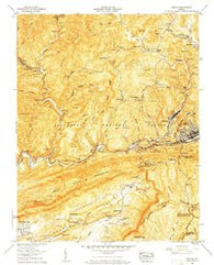 Norton Virginia Historical topographic map, 1:24000 scale, 7.5 X 7.5 Minute, Year 1957