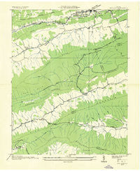 Nye Cove Virginia Historical topographic map, 1:24000 scale, 7.5 X 7.5 Minute, Year 1935