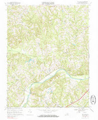 Oak Level Virginia Historical topographic map, 1:24000 scale, 7.5 X 7.5 Minute, Year 1968