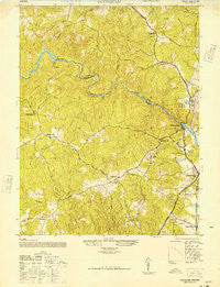 Occoquan Virginia Historical topographic map, 1:24000 scale, 7.5 X 7.5 Minute, Year 1948