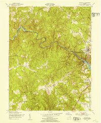 Occoquan Virginia Historical topographic map, 1:24000 scale, 7.5 X 7.5 Minute, Year 1951