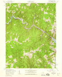 Occoquan Virginia Historical topographic map, 1:24000 scale, 7.5 X 7.5 Minute, Year 1956