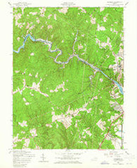 Occoquan Virginia Historical topographic map, 1:24000 scale, 7.5 X 7.5 Minute, Year 1956