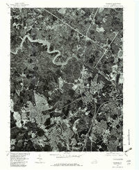 Occoquan Virginia Historical topographic map, 1:24000 scale, 7.5 X 7.5 Minute, Year 1977