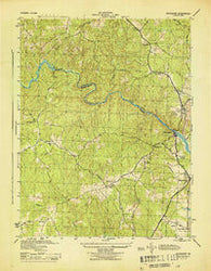 Occoquan Virginia Historical topographic map, 1:31680 scale, 7.5 X 7.5 Minute, Year 1944