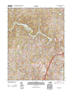 Occoquan Virginia Historical topographic map, 1:24000 scale, 7.5 X 7.5 Minute, Year 2013
