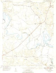 Old Church Virginia Historical topographic map, 1:24000 scale, 7.5 X 7.5 Minute, Year 1950