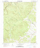 Old Rag Mountain Virginia Historical topographic map, 1:24000 scale, 7.5 X 7.5 Minute, Year 1965