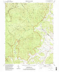 Old Rag Mountain Virginia Historical topographic map, 1:24000 scale, 7.5 X 7.5 Minute, Year 1994