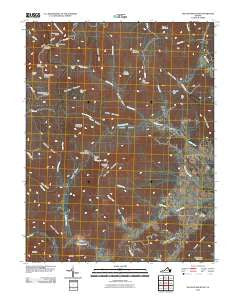Old Rag Mountain Virginia Historical topographic map, 1:24000 scale, 7.5 X 7.5 Minute, Year 2010
