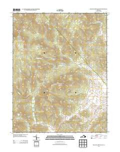 Old Rag Mountain Virginia Historical topographic map, 1:24000 scale, 7.5 X 7.5 Minute, Year 2013