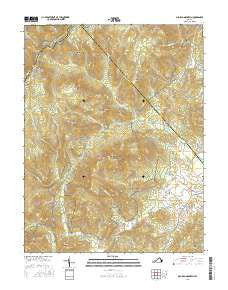 Old Rag Mountain Virginia Current topographic map, 1:24000 scale, 7.5 X 7.5 Minute, Year 2016