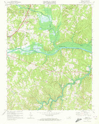 Omega Virginia Historical topographic map, 1:24000 scale, 7.5 X 7.5 Minute, Year 1968