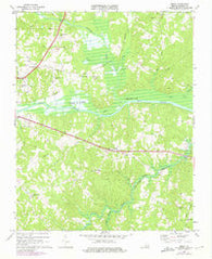 Omega Virginia Historical topographic map, 1:24000 scale, 7.5 X 7.5 Minute, Year 1968