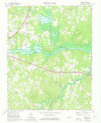 Omega Virginia Historical topographic map, 1:24000 scale, 7.5 X 7.5 Minute, Year 1968
