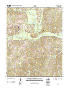 Omega Virginia Historical topographic map, 1:24000 scale, 7.5 X 7.5 Minute, Year 2013