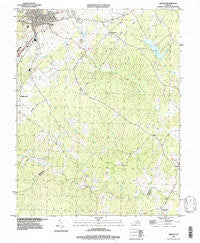 Orange Virginia Historical topographic map, 1:24000 scale, 7.5 X 7.5 Minute, Year 1994