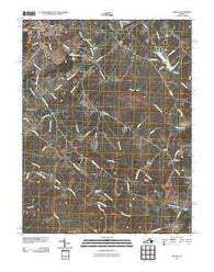 Orange Virginia Historical topographic map, 1:24000 scale, 7.5 X 7.5 Minute, Year 2010