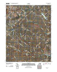 Orange Virginia Historical topographic map, 1:24000 scale, 7.5 X 7.5 Minute, Year 2010