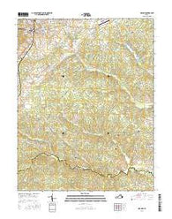 Orange Virginia Current topographic map, 1:24000 scale, 7.5 X 7.5 Minute, Year 2016
