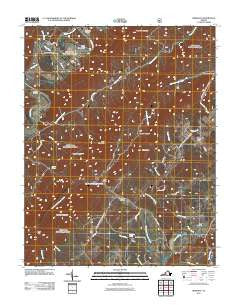 Oriskany Virginia Historical topographic map, 1:24000 scale, 7.5 X 7.5 Minute, Year 2011