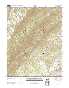 Oriskany Virginia Historical topographic map, 1:24000 scale, 7.5 X 7.5 Minute, Year 2013