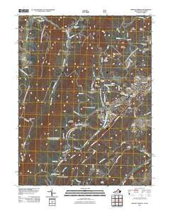 Orkney Springs Virginia Historical topographic map, 1:24000 scale, 7.5 X 7.5 Minute, Year 2011
