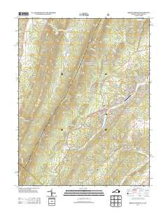 Orkney Springs Virginia Historical topographic map, 1:24000 scale, 7.5 X 7.5 Minute, Year 2013