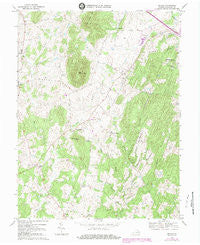 Orlean Virginia Historical topographic map, 1:24000 scale, 7.5 X 7.5 Minute, Year 1970