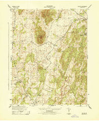 Orlean Virginia Historical topographic map, 1:31680 scale, 7.5 X 7.5 Minute, Year 1944