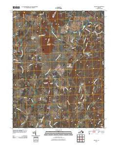 Orlean Virginia Historical topographic map, 1:24000 scale, 7.5 X 7.5 Minute, Year 2010