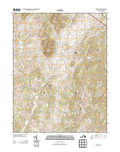 Orlean Virginia Historical topographic map, 1:24000 scale, 7.5 X 7.5 Minute, Year 2013