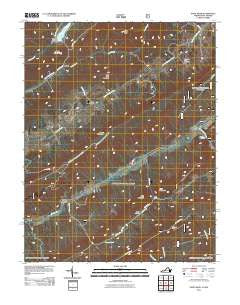 Paint Bank Virginia Historical topographic map, 1:24000 scale, 7.5 X 7.5 Minute, Year 2011