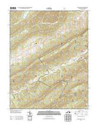 Paint Bank Virginia Historical topographic map, 1:24000 scale, 7.5 X 7.5 Minute, Year 2013